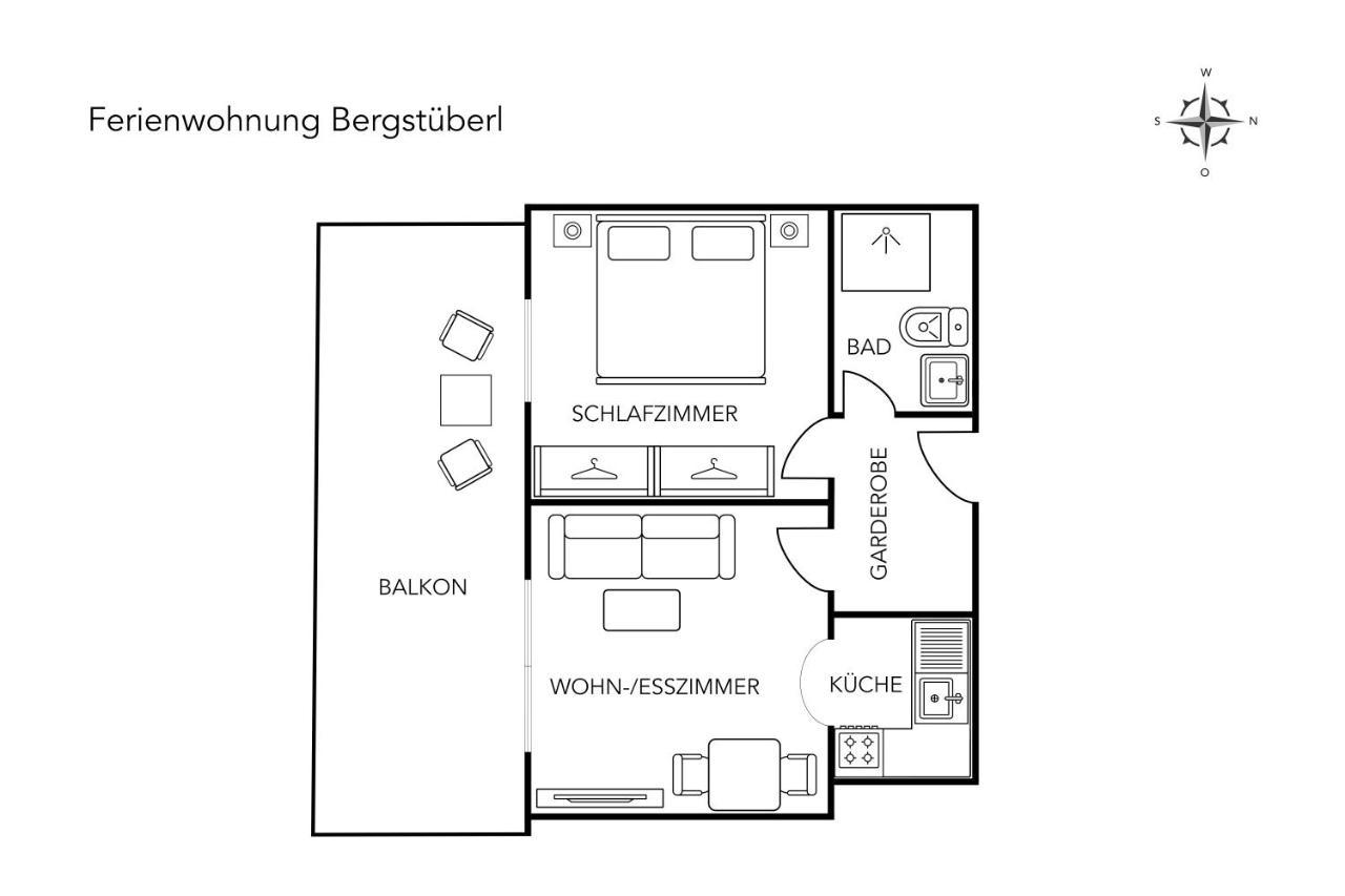 Ferienwohnung Bergstueberl Oberstdorf Eksteriør bilde